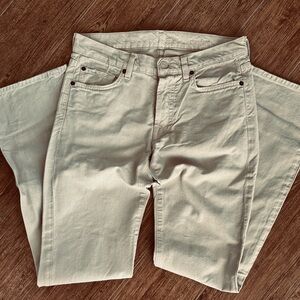 7 for all mankind jeans Standard Beige Casual Pants unisex